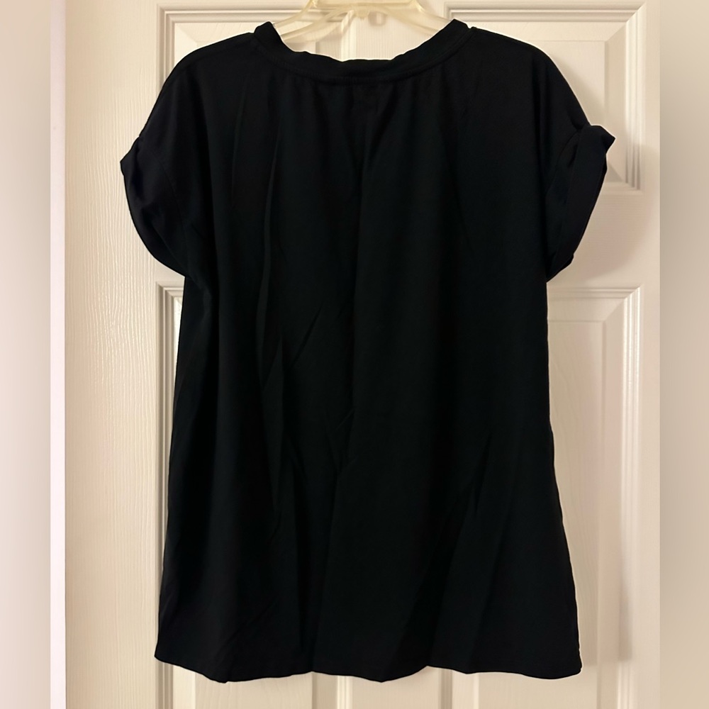 [All Saints] Black Short Sleeve T-shirt - Picture 2 of 2